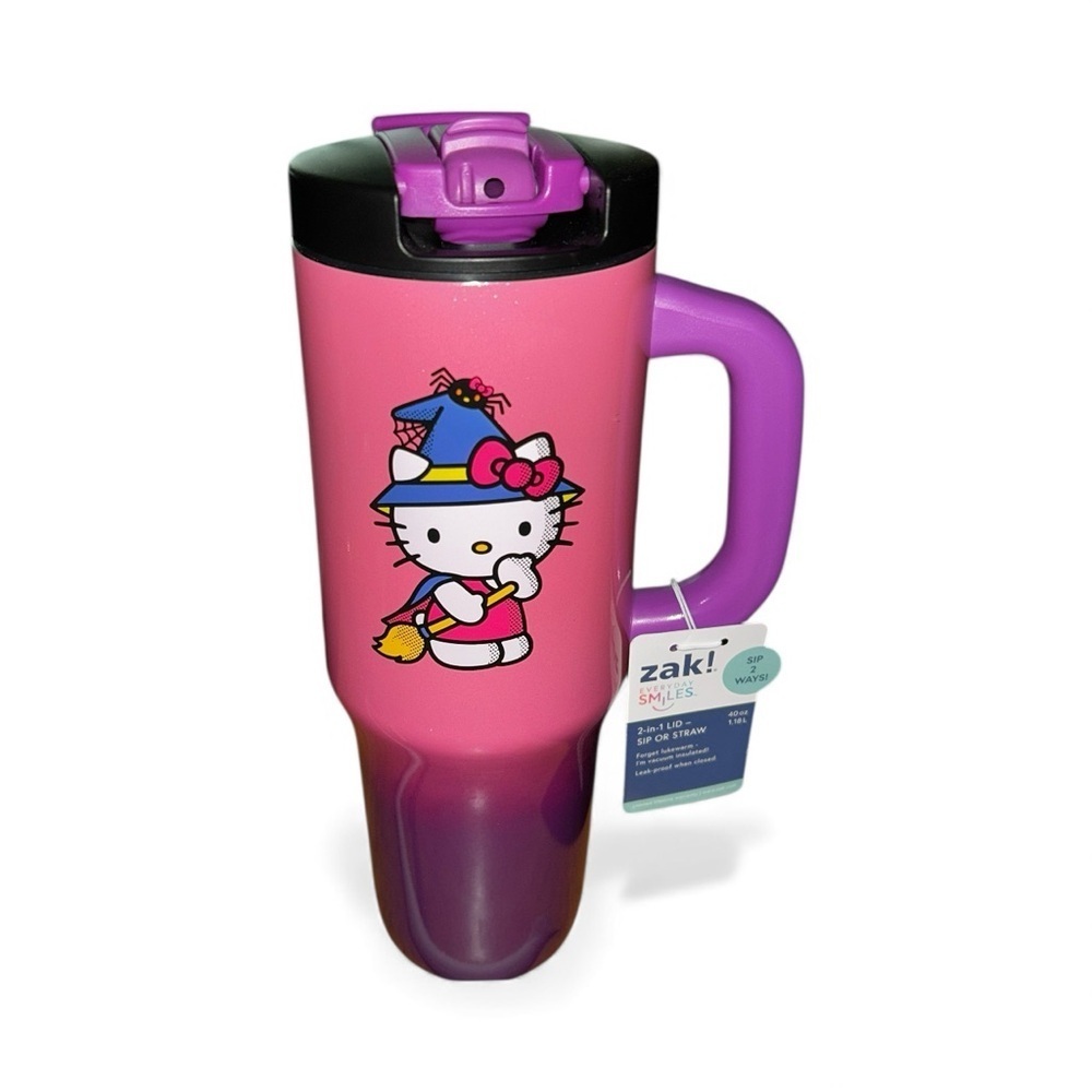 Hello Kitty Pink and Purple Water Bottle Zak Designs